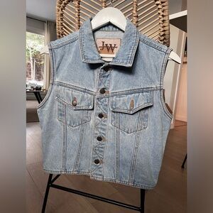 Vintage 90s Jean Vest / women’s S/M